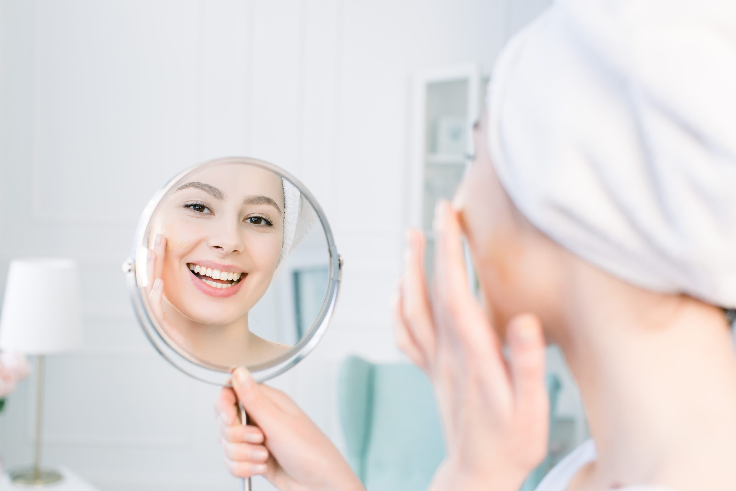 portrait of attractive smiling woman